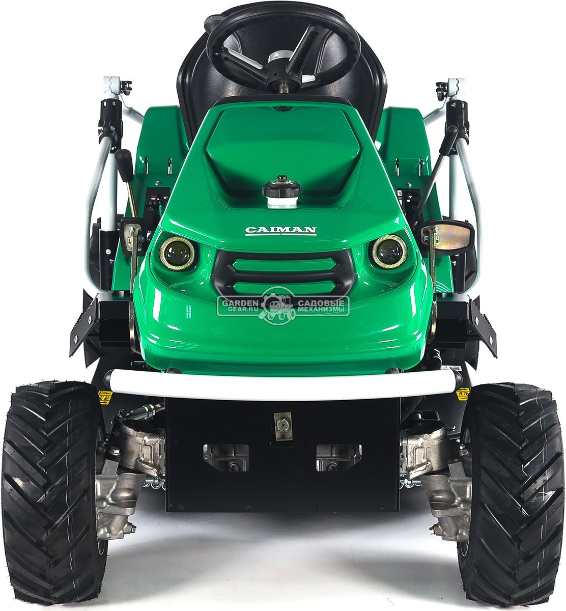Садовый трактор для высокой травы и работы на склонах Caiman Croso Max 4WD 97D2C2 (CZE, Caiman V-Twin, 708 куб.см., 92 см, дифференциал, 349 кг.)