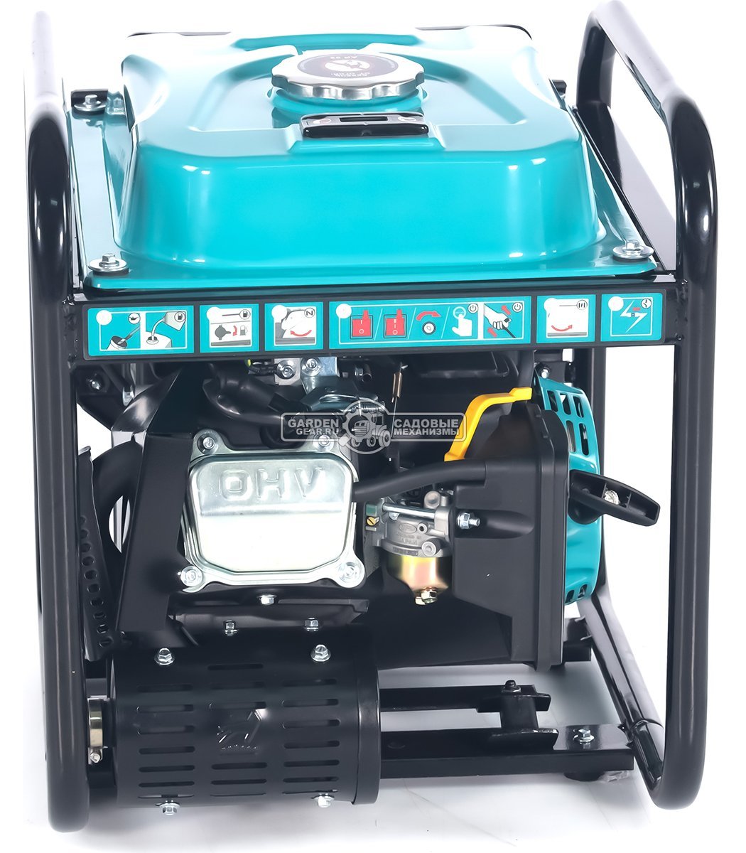 Бензиновый генератор инверторный Steviman GR-5000i (RUS, 236 см³, 9 л.с., 4.5/5.0 кВт, бак 12 л., 28.5 кг)