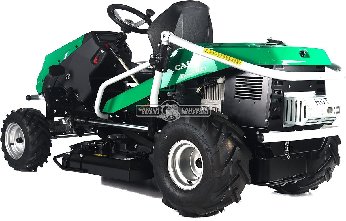 Садовый трактор для высокой травы и работы на склонах Caiman Croso Max 4WD 97D2C2 (CZE, Caiman V-Twin, 708 куб.см., 92 см, дифференциал, 349 кг.)