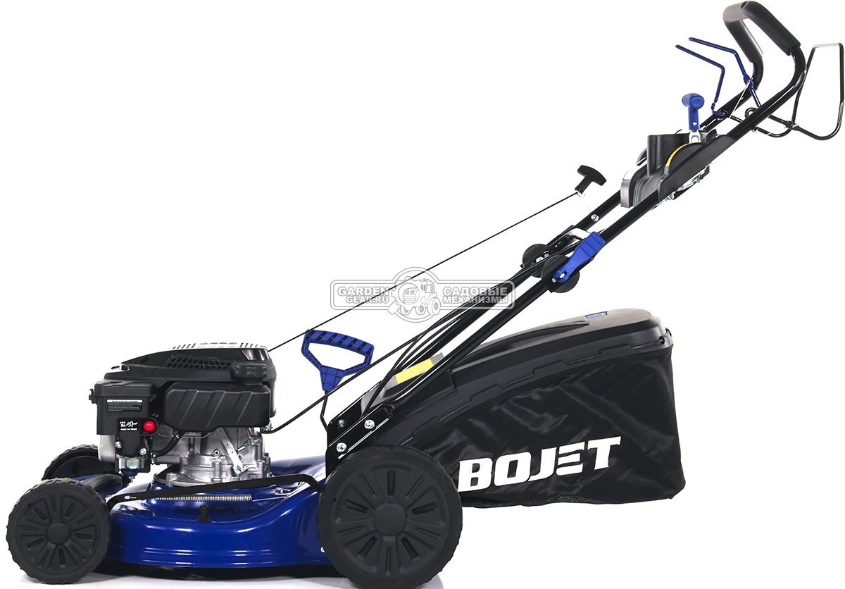 Газонокосилка бензиновая Bojet GLMS-46 (PRC, 46 см, Rato, 149 см3, сталь, вариатор, 3 в 1, 65 л, 27 кг)