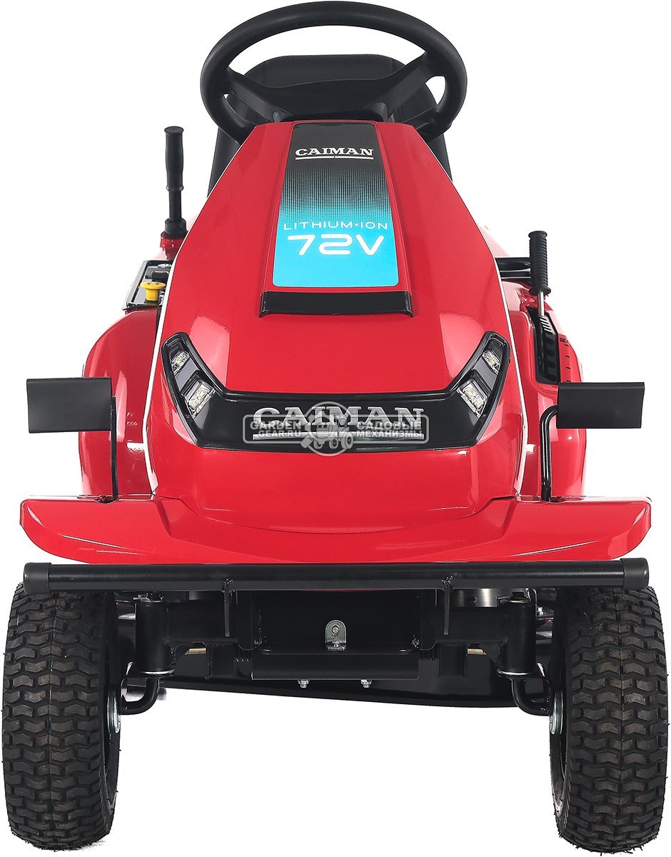 Садовый минирайдер Caiman Rido 84i аккумуляторный (RUS, 80 см., Li-Ion 72В /18 Ач, травосборник 150 л., 173 кг.)