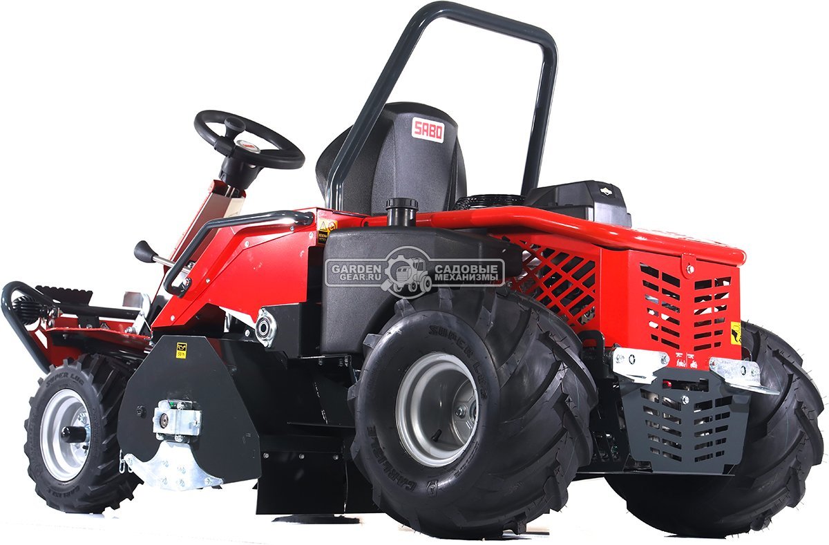Садовый трактор для высокой травы и работы на склонах SABO GLADIATOR 95 F AWD (GER, B&S Intek 8-44C8, 724 куб.см., 95 см, дифференциал, 388 кг.)