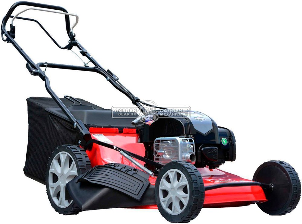 Газонокосилка бензиновая Marina Plus GX 52SB (ITA, 52 см., B&S 625Exi, 150 куб.см., самоходная задний привод, сталь, 3 в 1, 70 л., 35 кг.)
