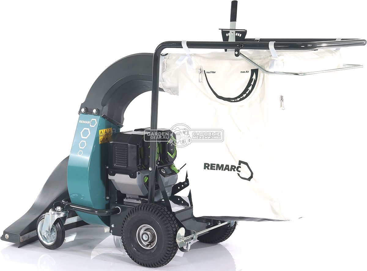 Садовый пылесос аккумуляторный Remarc LS 5000 BE cамоходный (2 аккумулятора 56 В, 12 А/ч, зарядное устройство, 87 кг.)