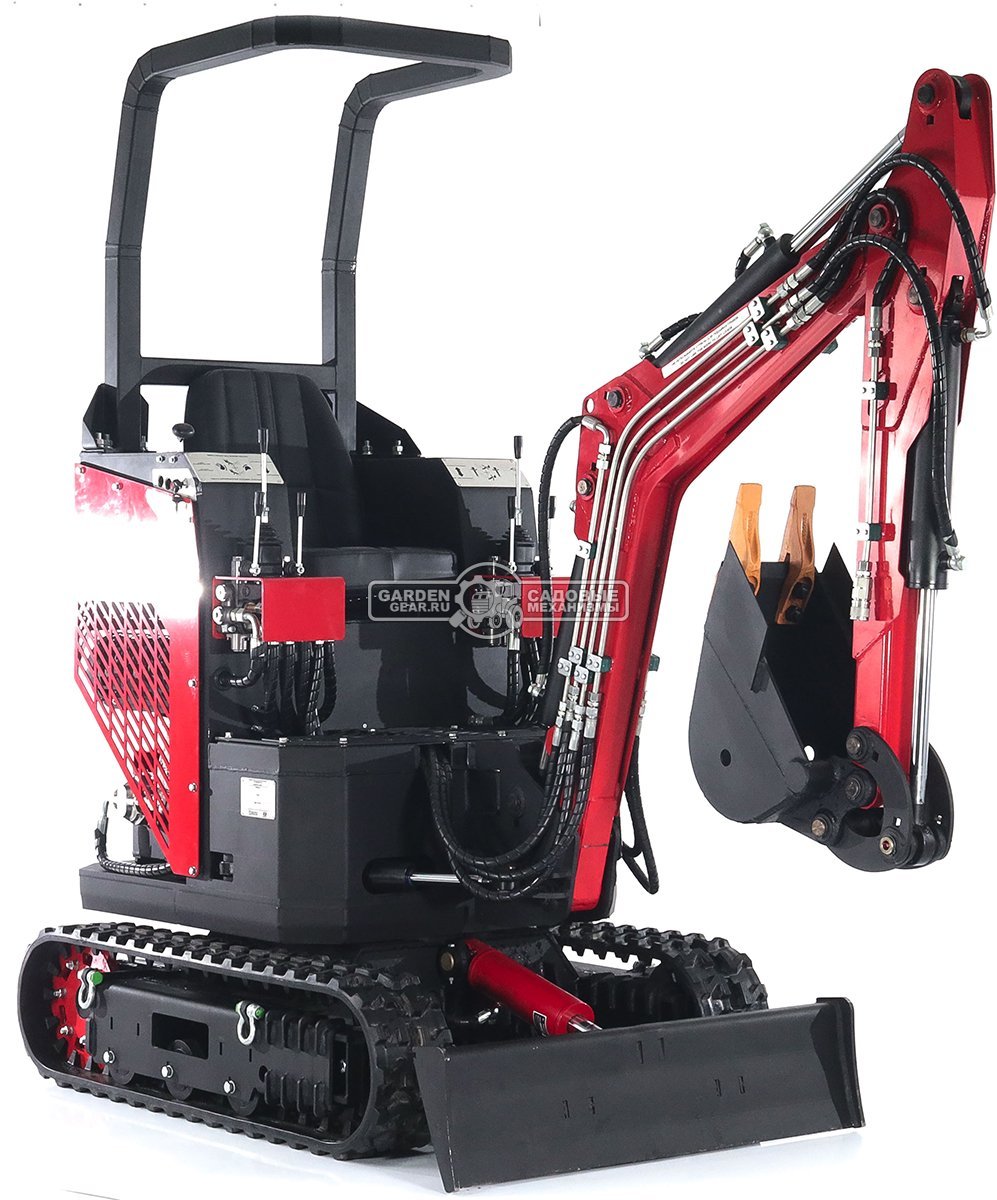 Гусеничный полноповоротный экскаватор RED Rhino RBX-15 Zongshen GB750EFI 30 л.с., глубина копания 2,0 м., ковш 250 мм., 1200 кг.