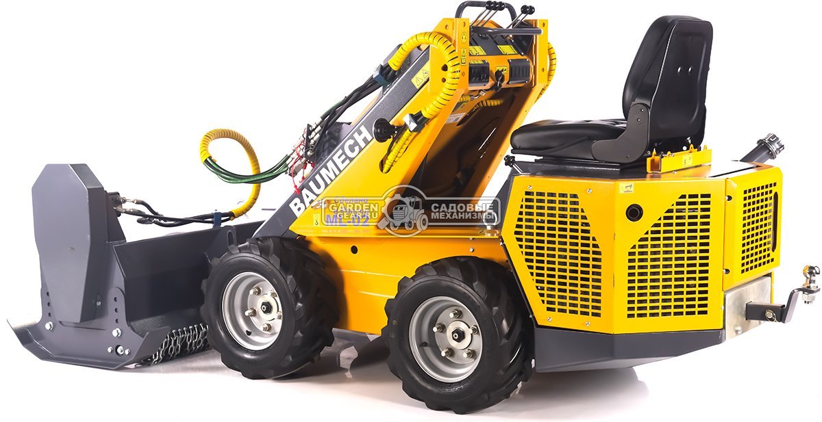 Мульчер Baumech 110 см., ротор - 380 мм., 72 Y-образных молотка, 48-93 мм., 210 кг.