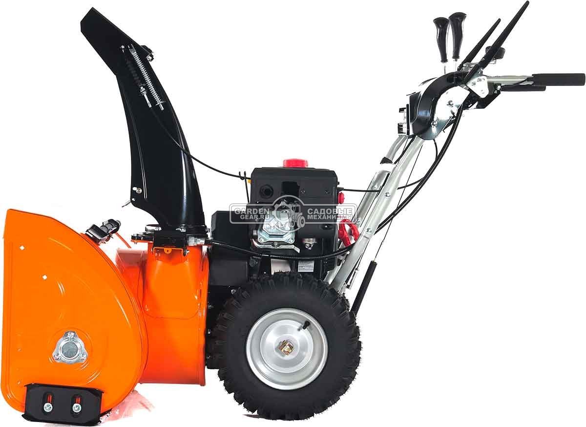 Снегоуборщик Villartec WB7066E MY2023 (PRC, 66 см, Loncin, 212 см3, эл/стартер 220В, фара, подогрев рукояток, скорости 6/2, 88 кг)
