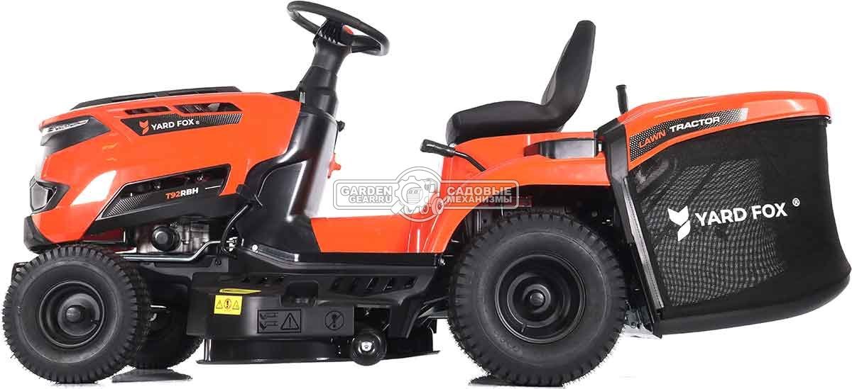 Садовый трактор Yard Fox T 92RBH (PRC, Loncin LC1P90F-1, 452 куб.см., гидростатика, травосборник 245 л, ширина кошения 92 см, 198 кг)