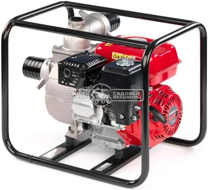 Мотопомпа бензиновая Honda WB30XT3 TR для среднезагрязненной воды (THA, Honda GX160, 163 куб.см., 1100 л/мин, 3", 23 м, 26 кг.)