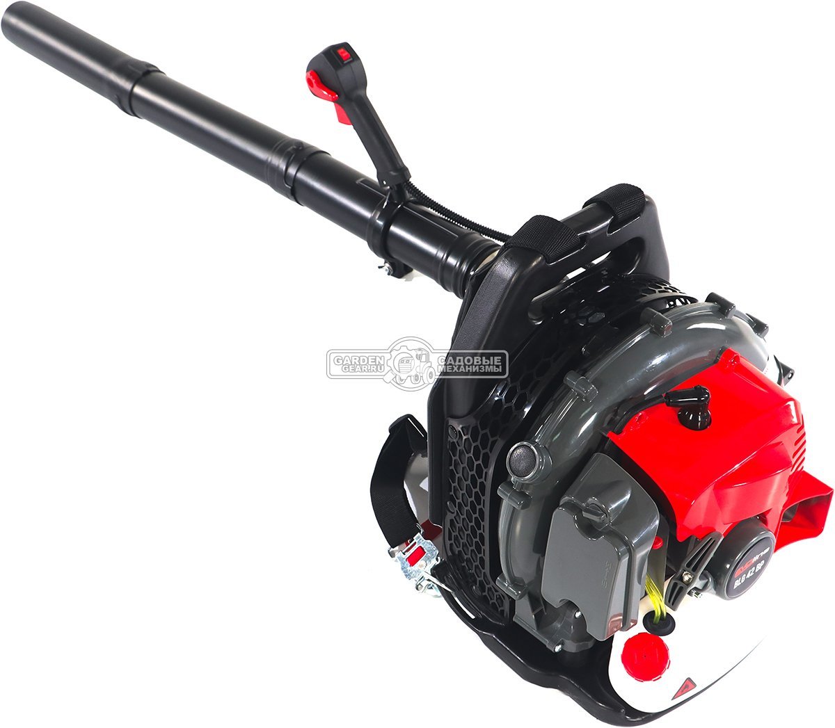 Воздуходувка бензиновая ранцевая EVOline BLG 42 BP (PRC, 41,5 куб.см., 2,2 л.с., 830 м3/ч, 90 м/с, 7.8 кг)