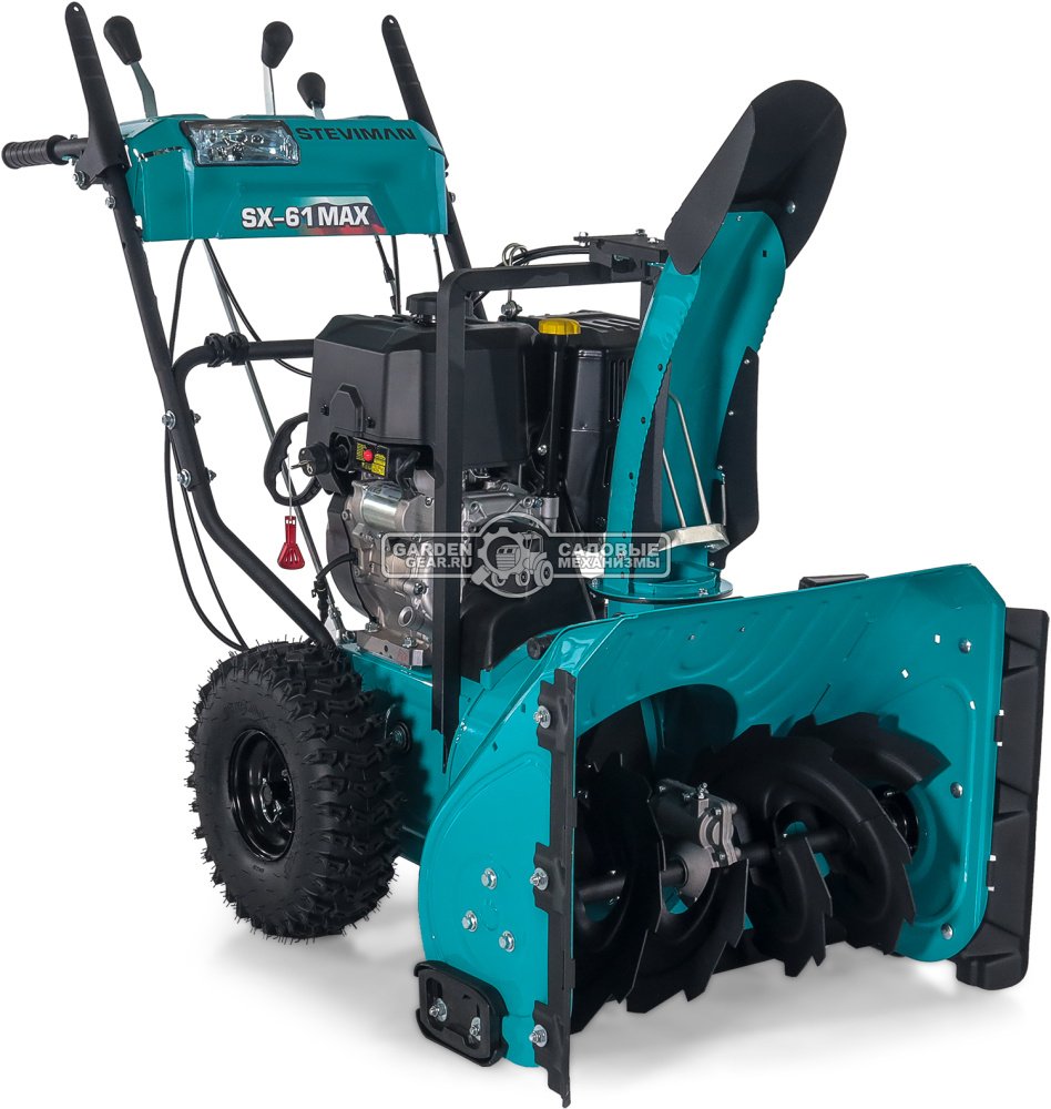 Снегоуборщик Steviman SX-61 Max (RUS, 61 см, Rato 301 см3, эл/стартер 220В, фара, скорости 6/2, 87 кг)
