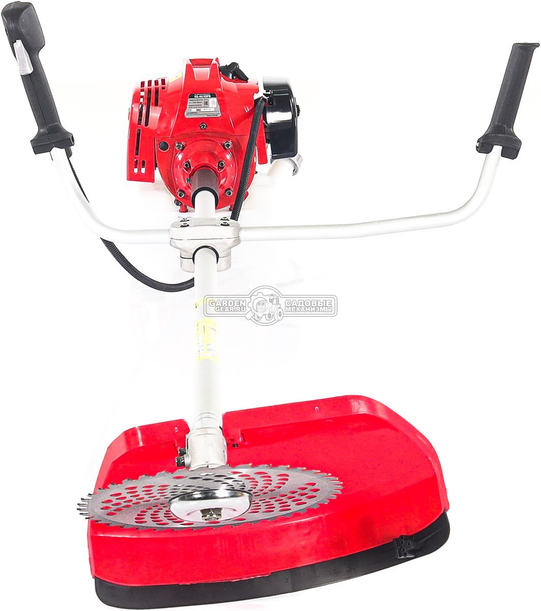 Бензокоса Интерскол КБ 44/52РВ Эксперт (RUS, 52 куб.см., 1.6 кВт/2.2 л.с., леска 2.4 мм + 40Т диск 255 мм, Т-рукоятка, 7.0 кг)