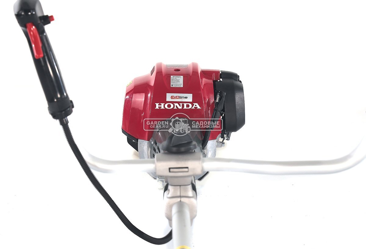 Бензокоса EVOline BCG 50H (4T) 4-х тактная (PRC, Honda 47.9 см3, 2.0 л.с., леска 2.5 мм + нож + пильный диск, ремень, 8.0 кг)