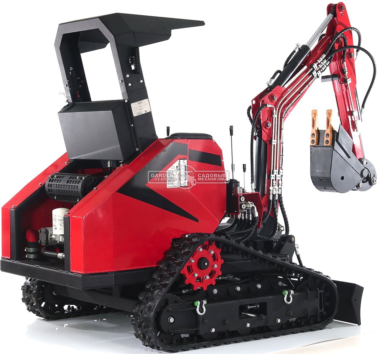 Гусеничный экскаватор RED Rhino RBZ-12 максимальная комплектация, Zongshen GB750EFI 30 л.с., глубина копания 2,1 м., ковш 250 мм., 1300 кг.