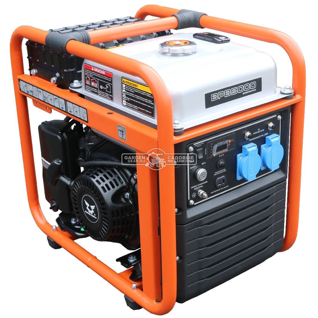 Бензиновый генератор инверторный Zongshen BPB 4500 (PRC, 272 см3, 4.6/4.2 кВт, 11 л, 38 кг)