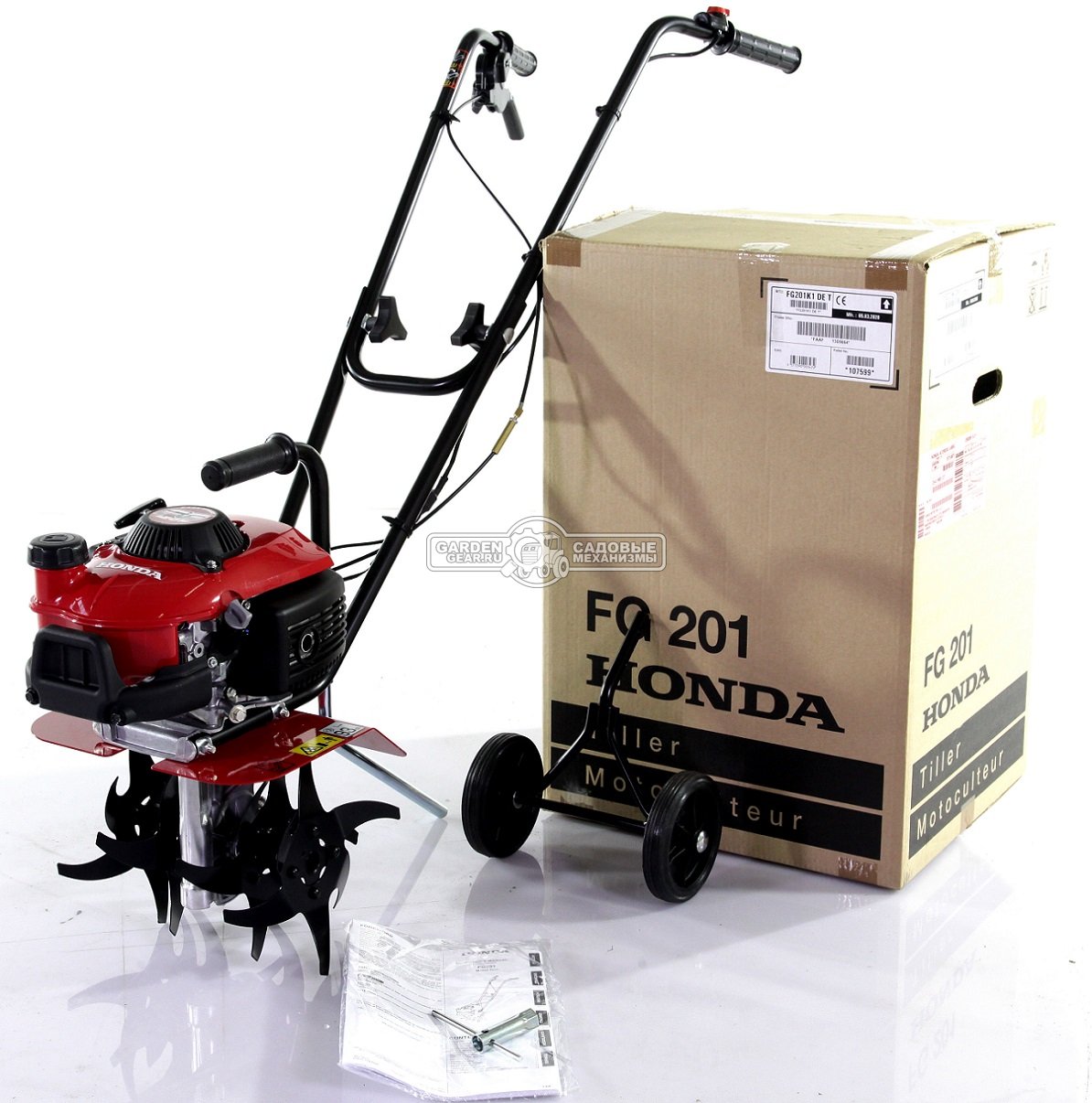 Культиватор Honda FG201K1 DET (FRA, Honda GXV50, 49 куб.см., 1 вперед, 16-30 см., 17 кг.)