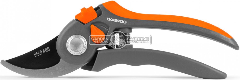 Секатор Daewoo DAGP 400 (диаметр среза 24 мм, пластиковые рукоятки, 260 гр)