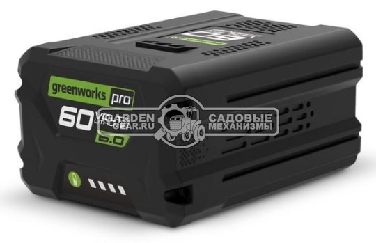 Аккумулятор GreenWorks G60B6 (PRC, Li-ion, 60V, 6 А/ч, снято с производства)
