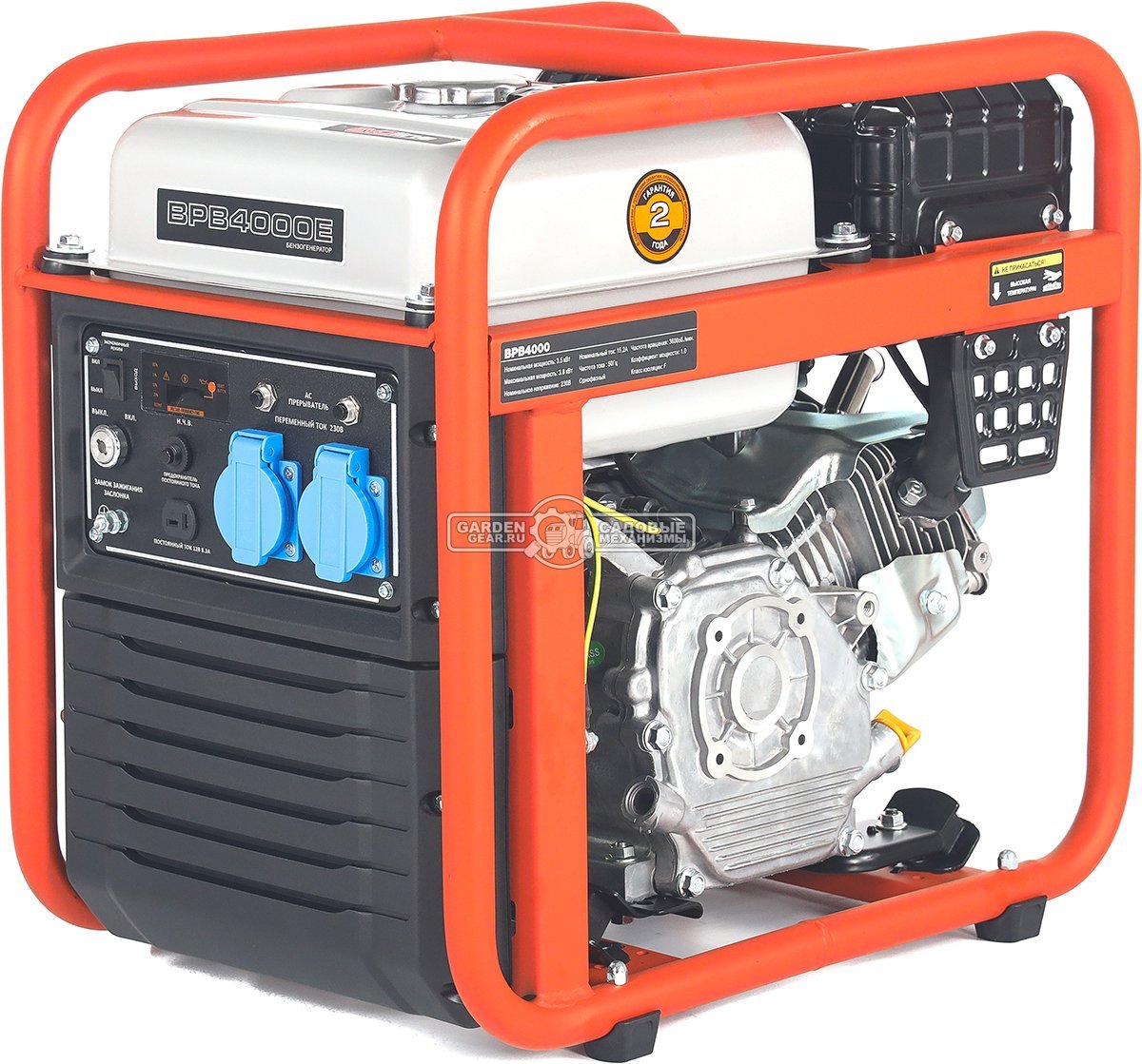 Бензиновый генератор инверторный EVOline BPB 4000 (PRC, 224 см3, 3.8/3.5 кВт, 11 л, 33 кг)