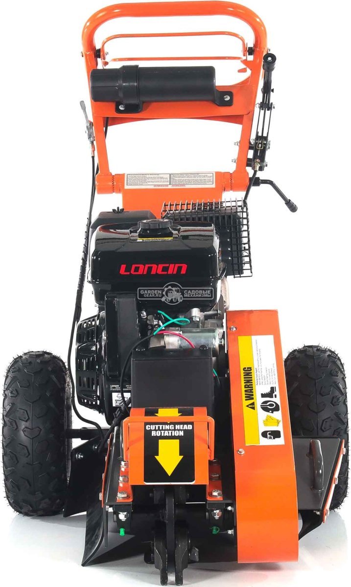 Измельчитель пней ZimAni SG350 с эл/стартером (PRC, Loncin G420F, 420 см3, диаметр фрезы 300 мм, 104 кг)