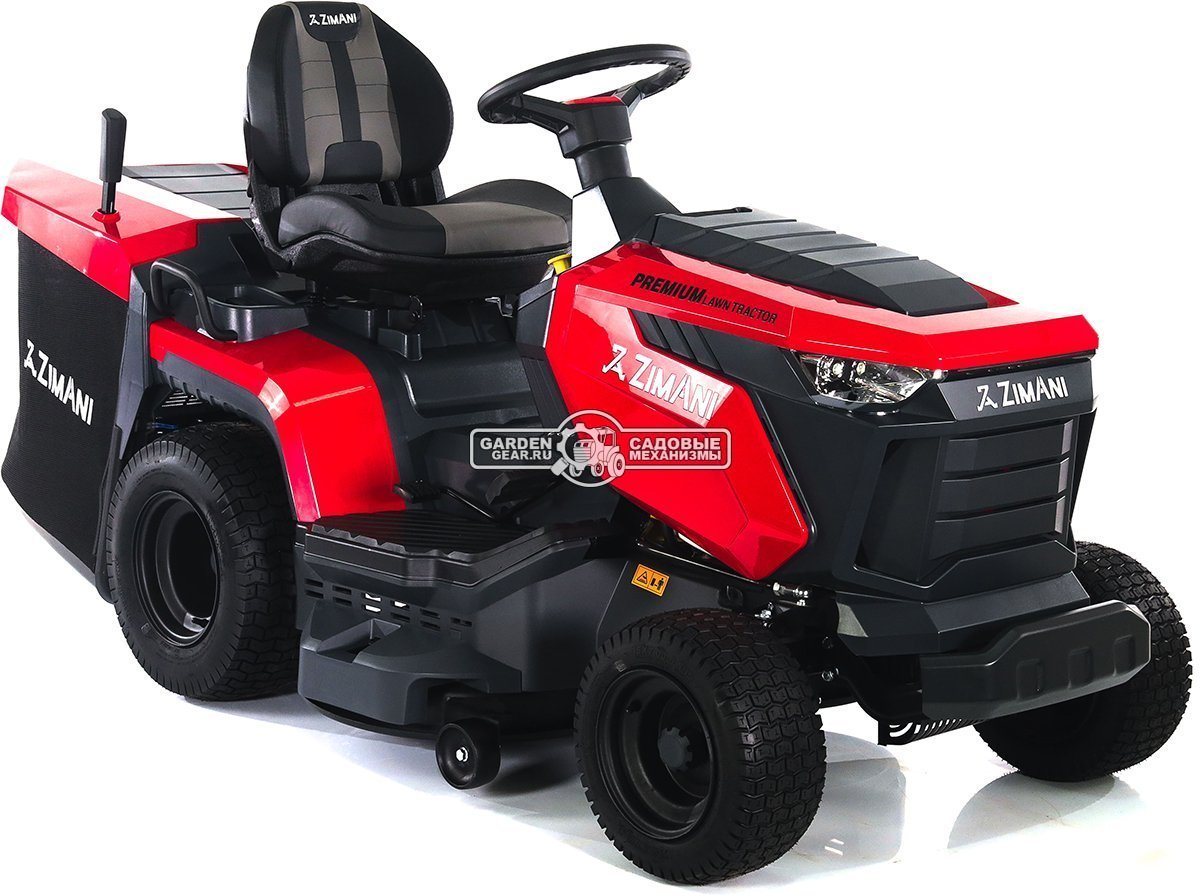 Садовый трактор ZimAni TC97HLD + снегоуборщик роторный одноступенчатый ZimAni ST90-1 (PRC, Loncin 452 см3, гидростатика, диффер., LED панель, 190 кг)