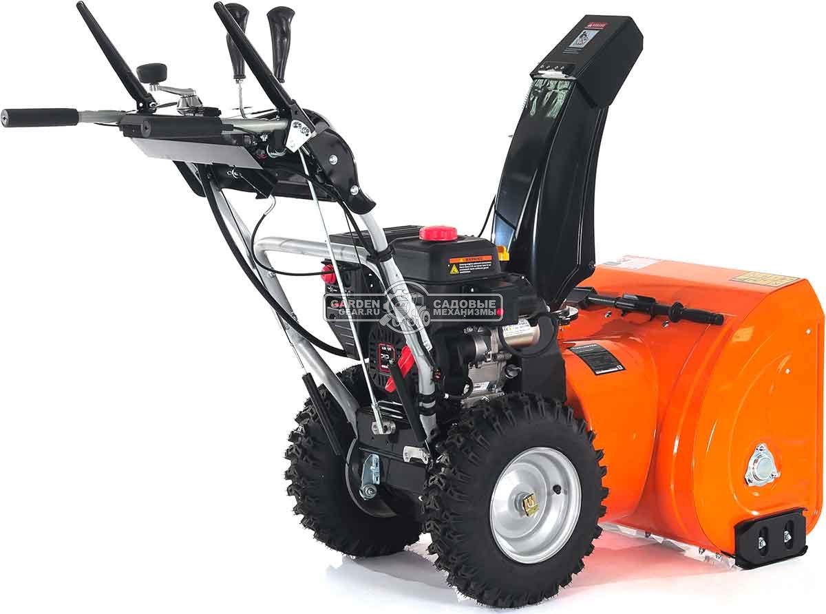 Снегоуборщик Villartec WB7066E MY2023 (PRC, 66 см, Loncin, 212 см3, эл/стартер 220В, фара, подогрев рукояток, скорости 6/2, 88 кг)