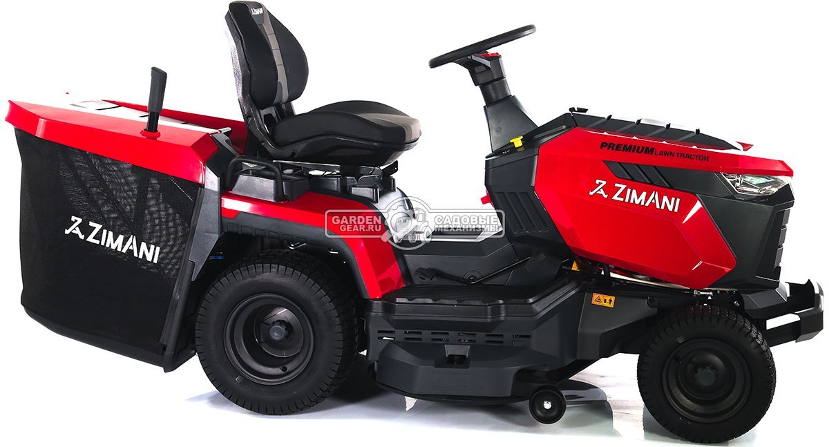 Садовый трактор ZimAni TC97HL (PRC, Loncin 452 куб.см., гидростатика, травосборник 320 л, ширина кошения 97 см, LED панель, 190 кг)