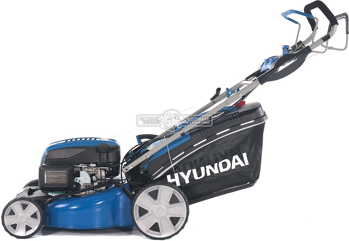 Газонокосилка бензиновая Hyundai L 4610S (PRC, 46 см, Hyundai, 145 см3, 65 л, сталь, 3 в 1, 33.8 кг)