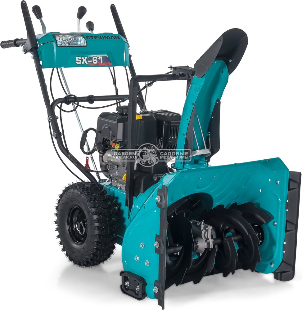 Снегоуборщик Steviman SX-61E (RUS, 61 см, Steviman 212 см3, эл/стартер 220В, фара, скорости 6/2, 85 кг)