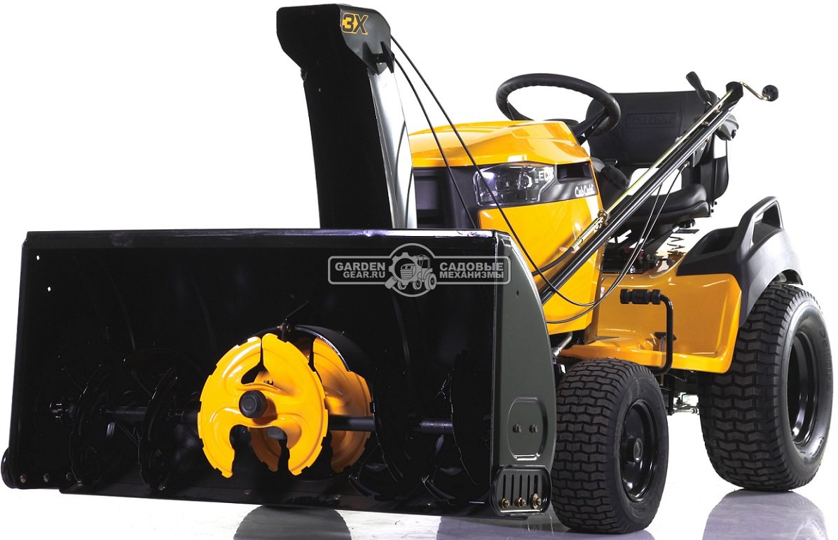 Садовый трактор Cub Cadet XT3 QS137 (USA, Kawasaki, V-Twin, 726 куб.см., гидростатика, боковой выброс, ширина кошения 137 см., 270 кг.)