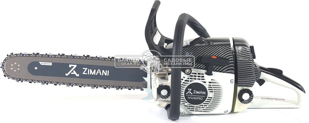 Бензопила ZimAni MS 260 Pro 16" (PRC, 50.2 куб.см., 2,6 кВт/3,5 л.с., 0.325", 1.6 мм, 67E, корпус Carbon Fiber, Elastostart, 4,8 кг.)