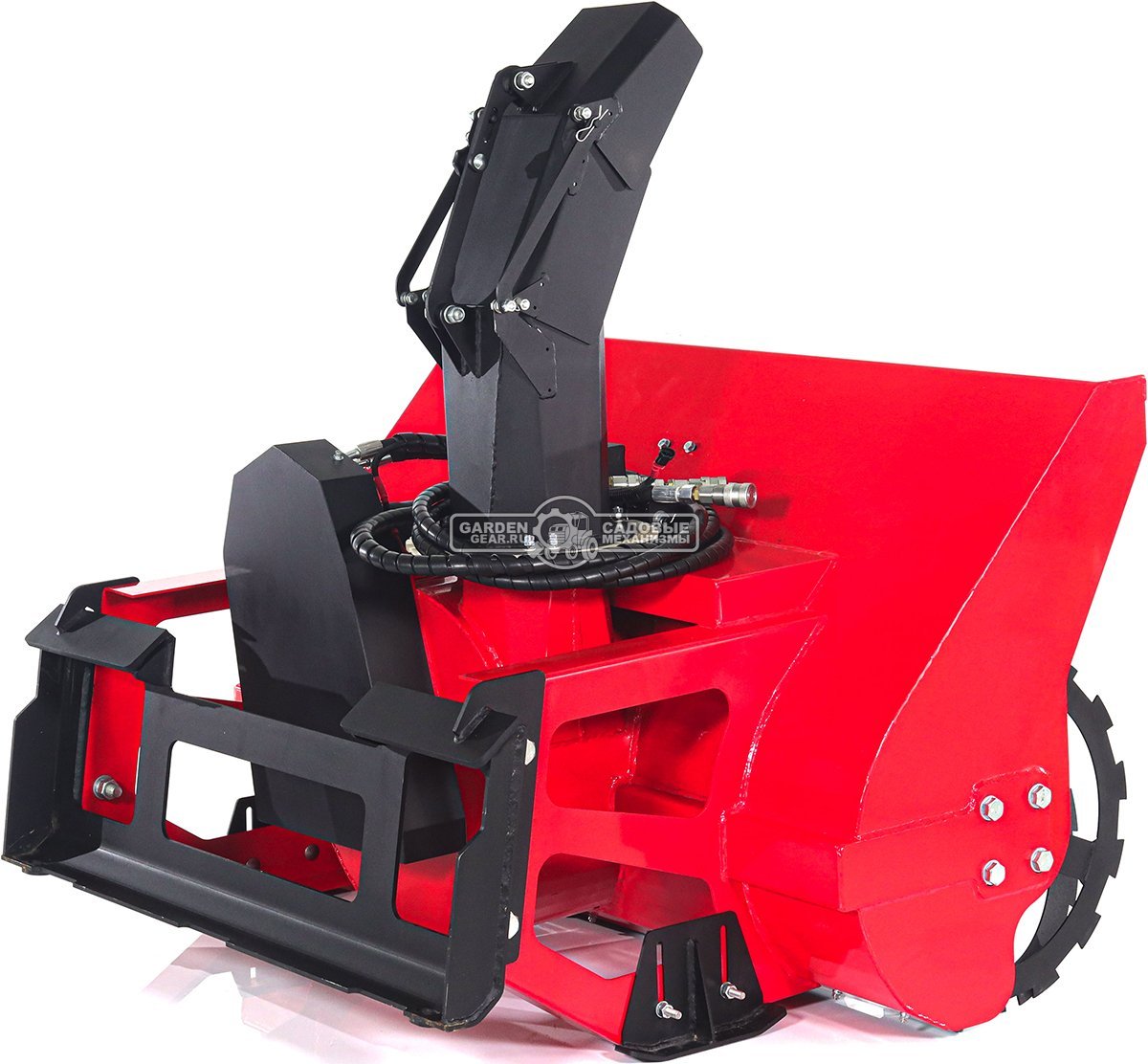 Мини-погрузчик шарнирно сочленённый RED RBF-03 + снегоуборщик + тент + отопитель (Zongshen GB750EFI 30 л.с., до 700 кг., ковш 150 л., 1270 кг.)