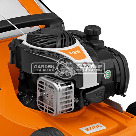 Газонокосилка бензиновая Stihl RM 248.0 T (AUT, 46 см., самоходная задний привод, B&S 550 EX OHV RS, 140 куб.см., сталь, 55 л., 27 кг.)