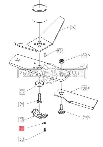 Шайба SABO SAK10008 6 мм