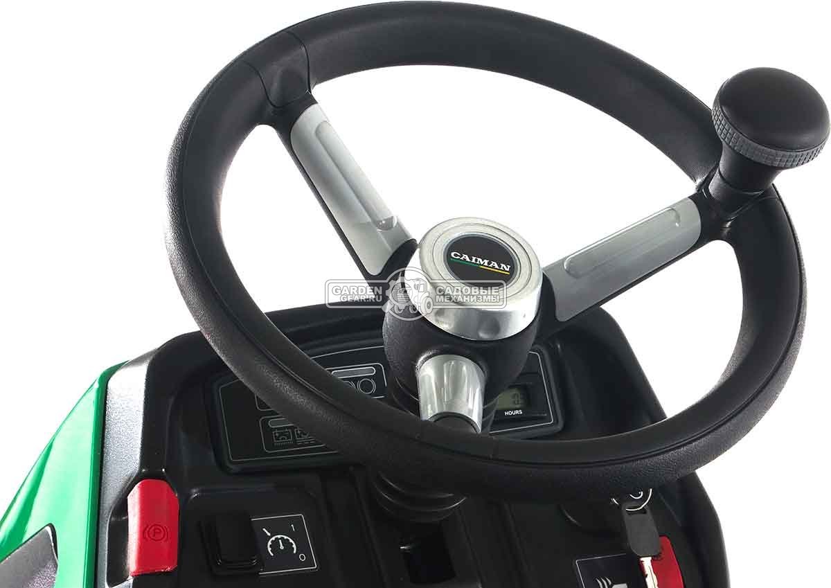 Садовый трактор для высокой травы и работы на склонах Caiman Anteo 4WD 137D2K (CZE, Kawasaki FS730 V-Twin, 726 куб.см., 132 см, дифференциал, 427 кг.)