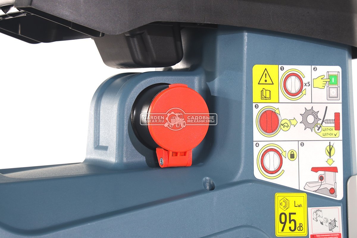 Садовый измельчитель веток электрический Senix SDE28-M-EU (PRC, 2800 Вт, ветки до 45 мм., валик с ножами, 19.2 кг) 