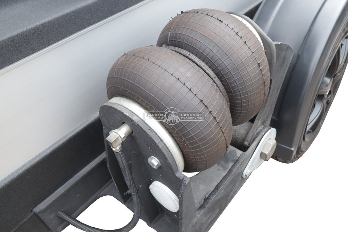 Прицеп с опускающейся платформой на пневмоподвеске Baltic Mechanic Polygon-City PC 750 Спарка для перевозки спецтехники, пневмолифт, крышка, 3500x1500