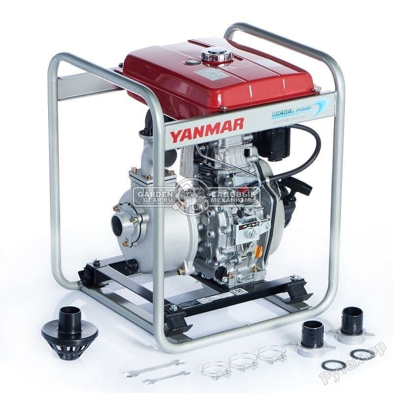Мотопомпа дизельная Yanmar YDP20STN для грязной воды (JPN, Yanmar, 4.8 л.с., 550 л/мин, 2&quot;, 23 м, 39 кг)