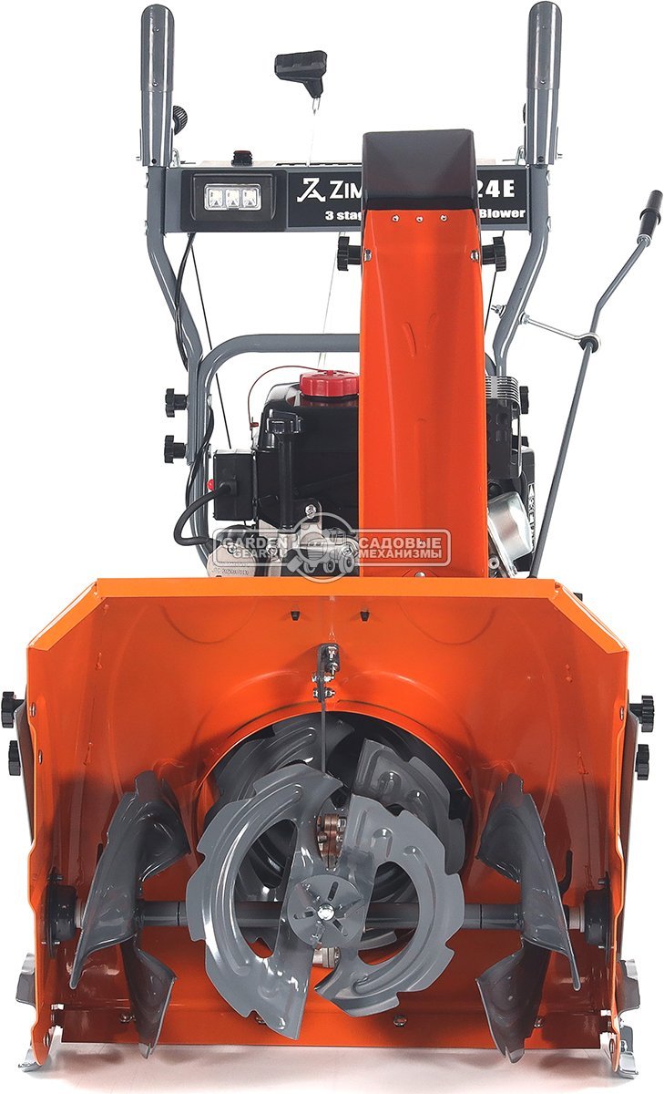 Снегоуборщик ZimAni ST224E Quattro Auger (PRC, 61 см, LCT Snow Storm 208 см3, эл/стартер 220В, LED фара, скорости 6/2, 76 кг)