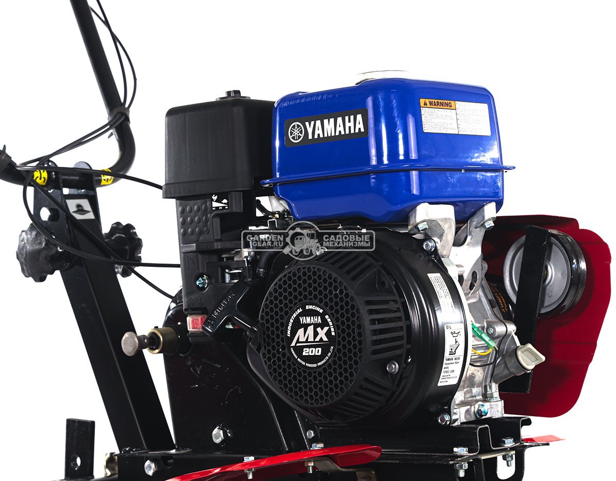 Мотоблок Ока МБ-1Д2М12 Yamaha MX200 6.5 (RUS, колеса 4.00х10, 196 куб.см., 70 см, 2 вперед/2 назад, шкив, 94 кг)