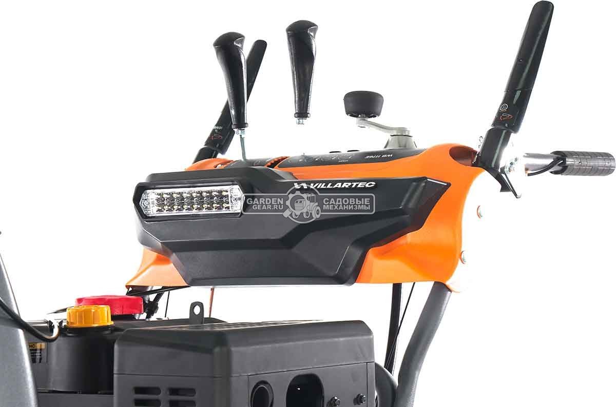 Снегоуборщик Villartec WB1176E (PRC, 76 см, Loncin, 302 см3, эл/стартер 220В, фара, подогрев рукояток, дифференциал, скорости 6/2, 117 кг)