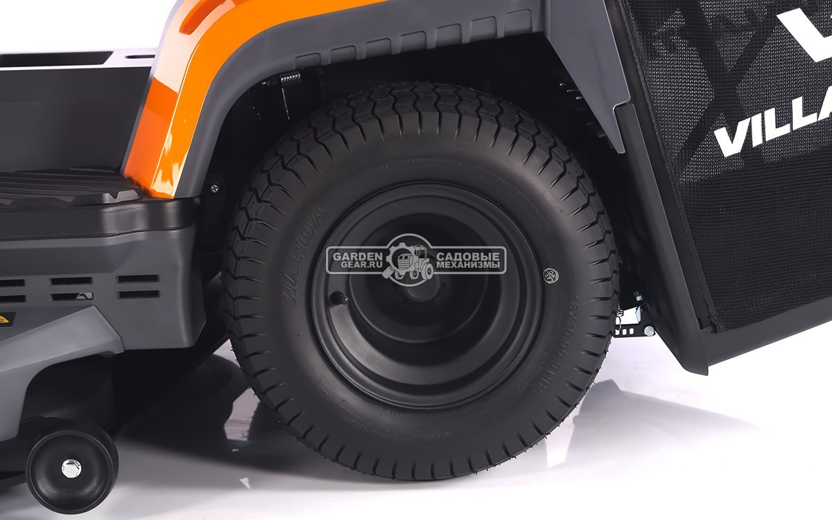 Садовый трактор Villartec MR2308H (PRC, Loncin V-Twin 708 куб.см., LED дисплей, гидростатика, травосборник 320 л, ширина кошения 108 см, 237 кг)