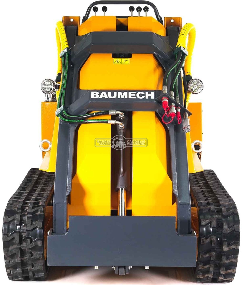 Универсальная машина мини-погрузчик Baumech ML-03 Pro + гидравлический отвал 120 см. с двигателем Zongshen GB750 EFI V-Twin инжектор