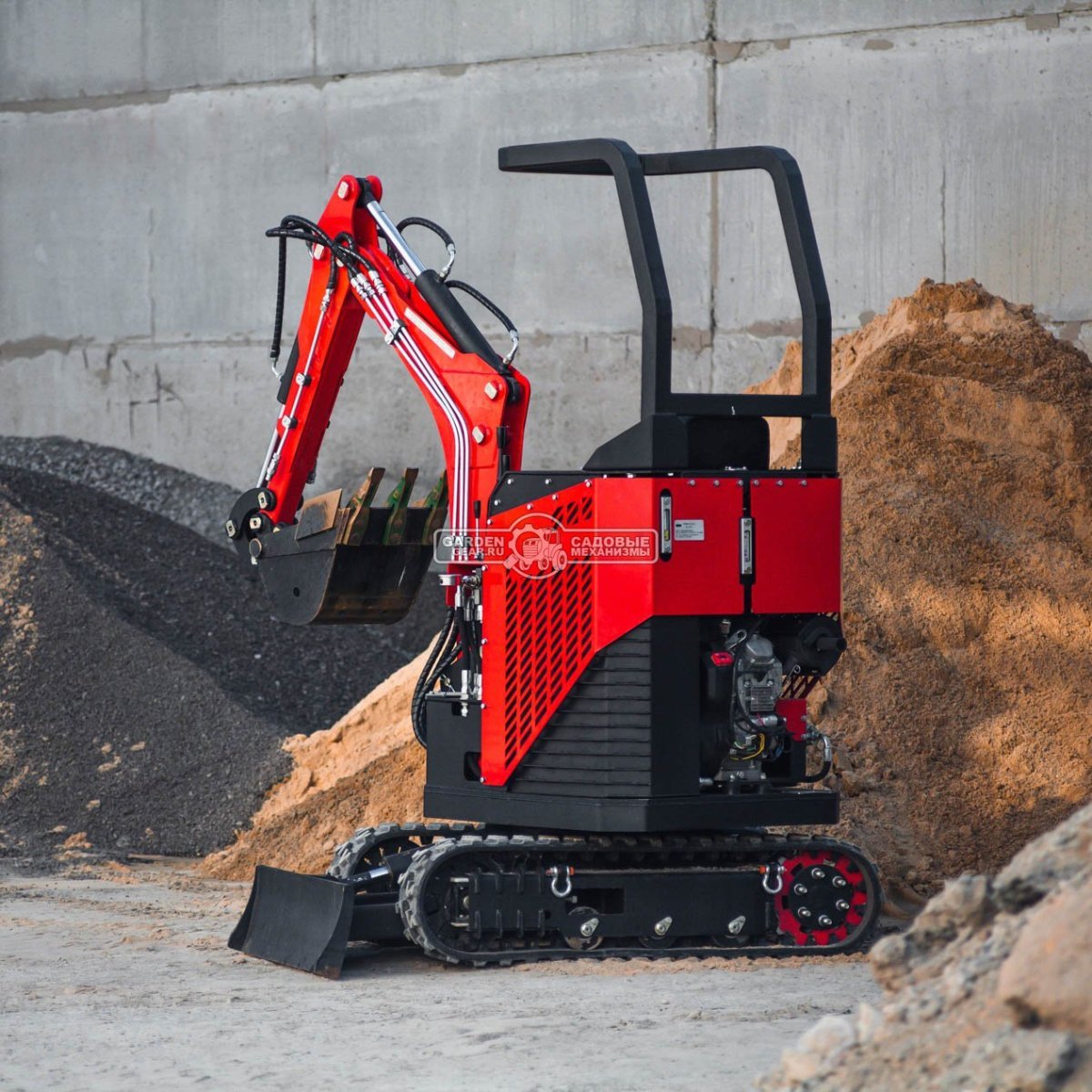 Гусеничный полноповоротный экскаватор RED Rhino RBX-15 Zongshen GB750EFI 30 л.с., глубина копания 2,0 м., ковш 250 мм., 1200 кг.