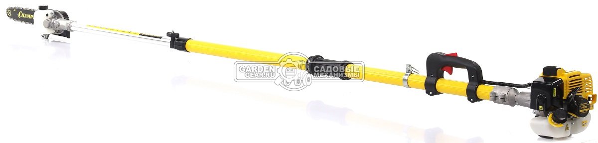 Высоторез бензиновый Champion PP125 12" Pro телескопический (PRC, 25,4 куб.см., 0,75 кВт/1,0 л.с., 3/8", 1,3 мм., 44E, длина 294-424 см., 9,5 кг.)