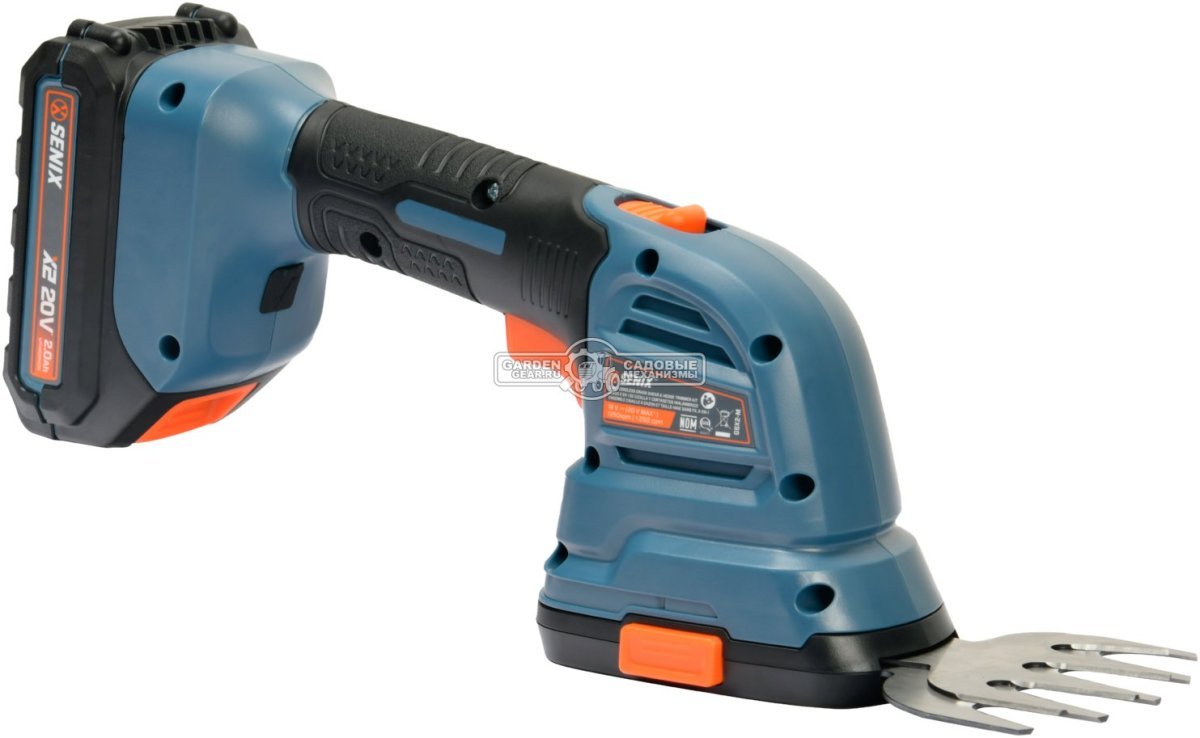 Аккумуляторный секатор Senix GSX2-M-EU без АКБ и ЗУ (PRC, BL 20В, ветки до 38 мм, 1.05 кг)