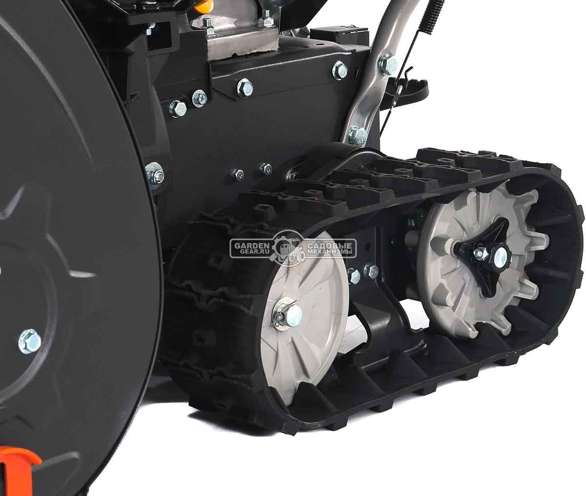 Снегоуборщик Daewoo S 7560 гусеничный (PRC, 61 см., Daewoo, 220 см3, скорости 6/2, фара, 78 кг)