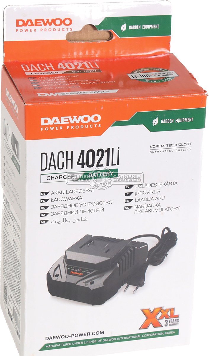 Зарядное устройство Daewoo DACH 4021Li быстрой зарядки (PRC, 4.0А, 21В, 0.3 кг.)