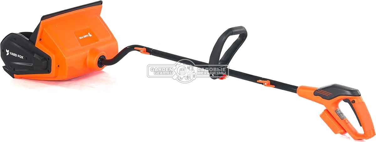 Снегоуборщик аккумуляторный / лопата Yard Fox 33E с АКБ 4 А/ч и ЗУ (PRC, BL 20В, ширина 33 см, 6 кг)