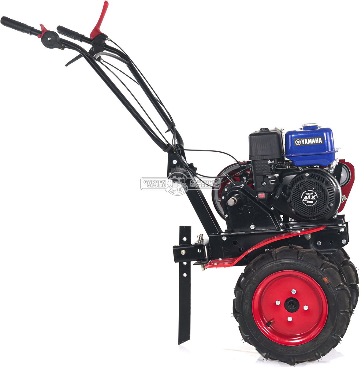 Мотоблок Ока МБ-1Д2М12 Yamaha MX200 6.5 (RUS, колеса 4.00х10, 196 куб.см., 70 см, 2 вперед/2 назад, шкив, 94 кг)